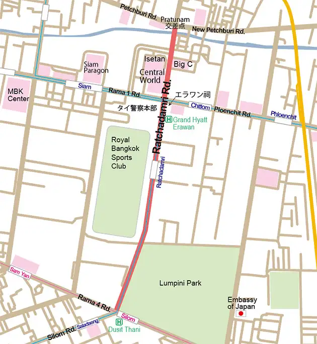 ratchadamri rd map