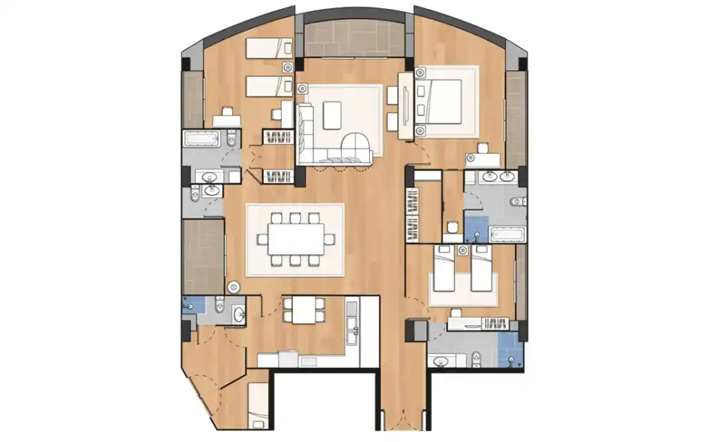 plan 3bedrooms 2