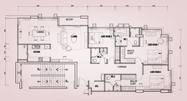 3bedroom 157sqm