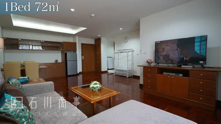 assign residence thonglor, 1bed 72sqm
