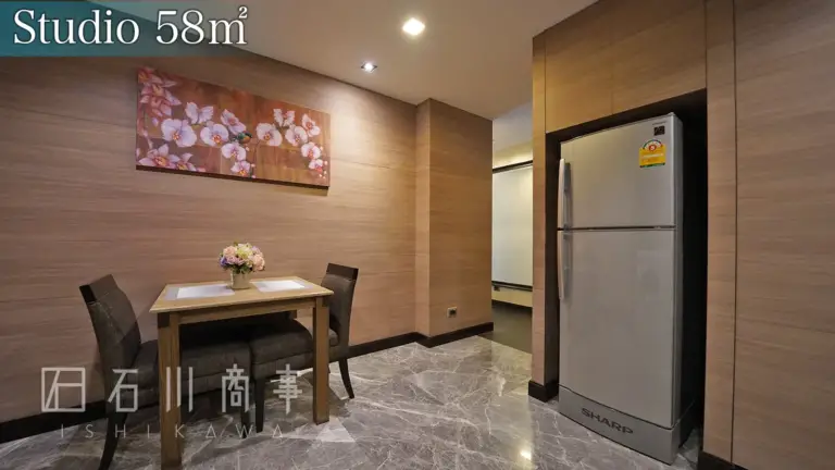 Qiss Residence, Studio 58 sqm