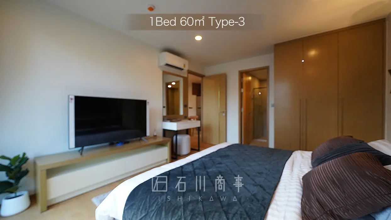 Aquila Bangkok & Residence - 1Bed 60㎡ Type-3