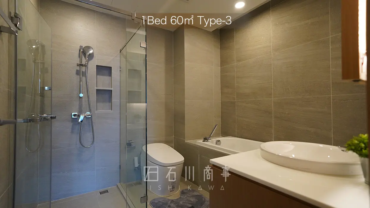 Aquila Bangkok & Residence - 1Bed 60㎡ Type-3