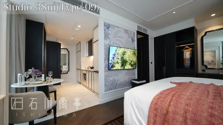 La Clef Bangkok, Studio 38sqm