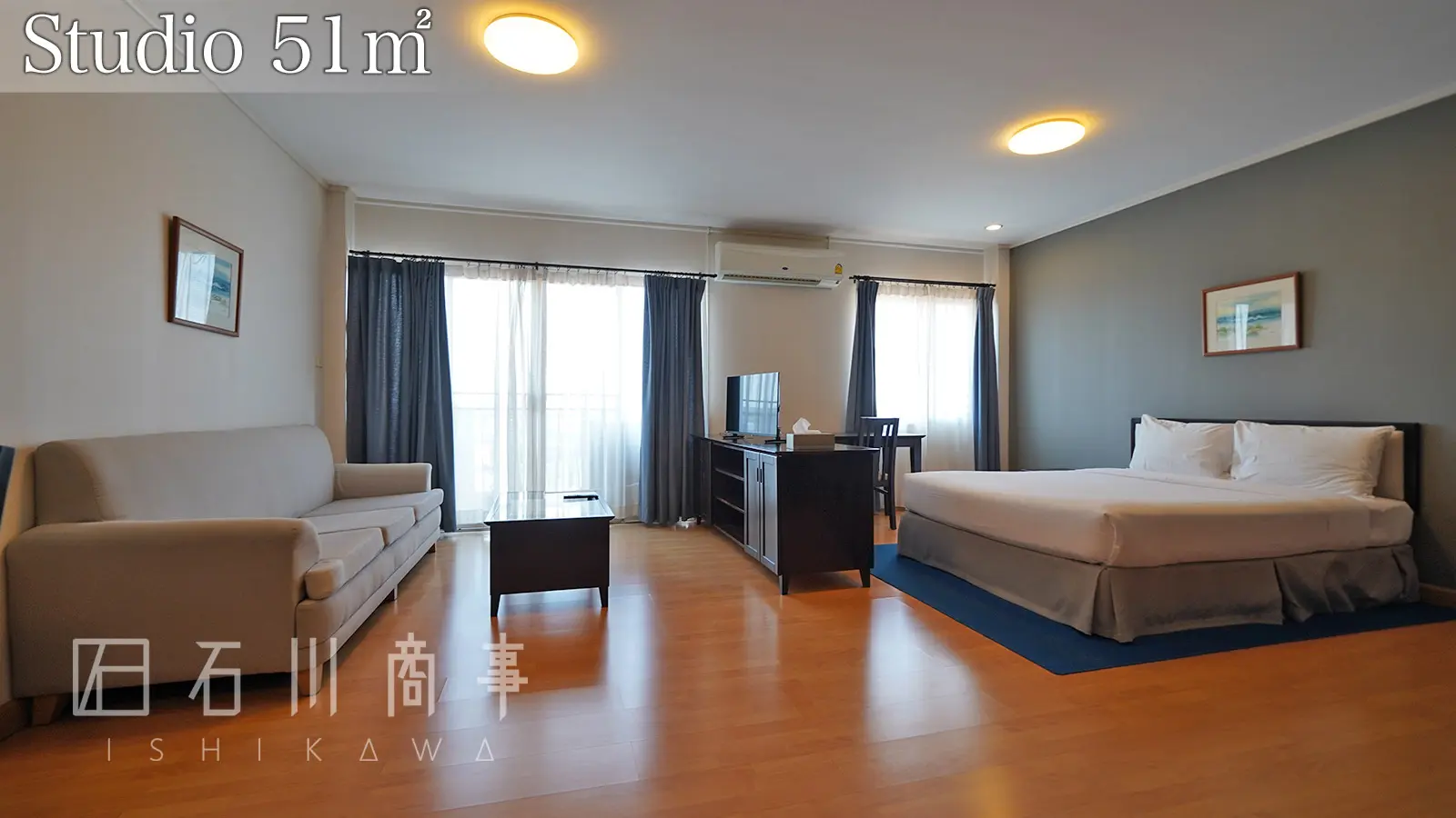 green life service apartment, studio