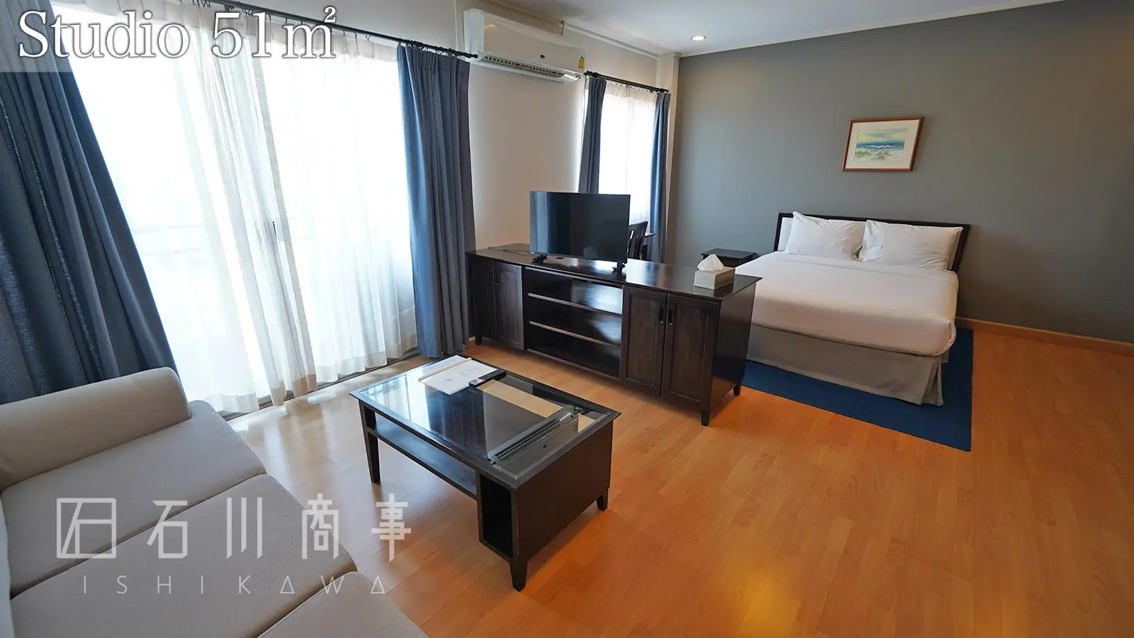 green life service apartment, studio