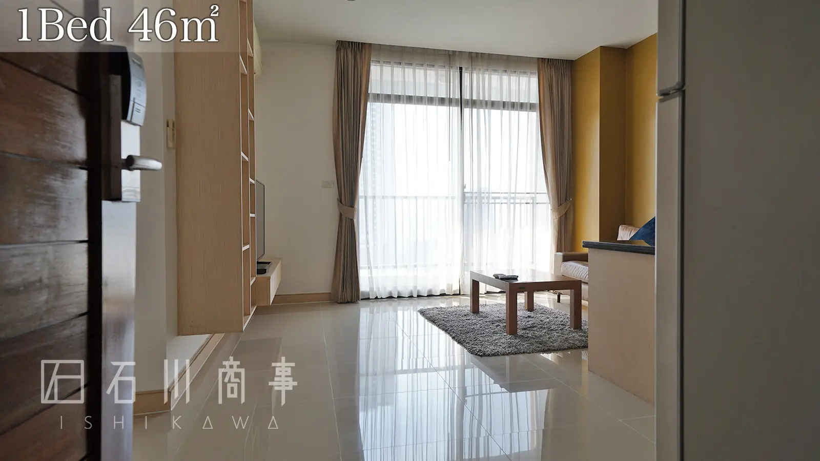 suntara residence, 1bed 46sqm