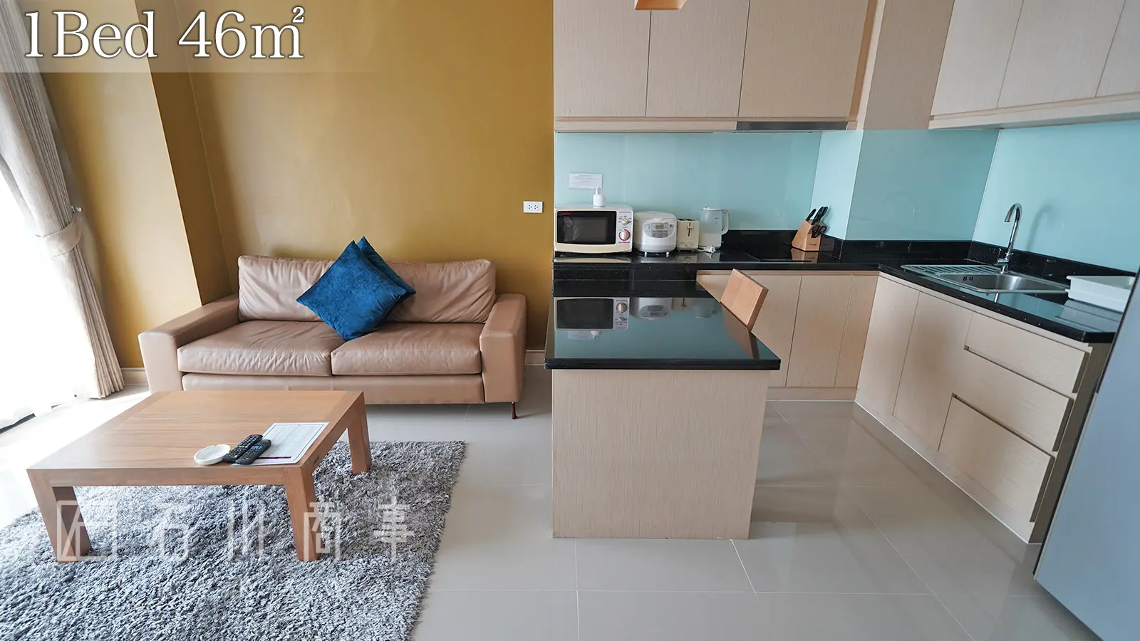 suntara residence, 1bed 46sqm